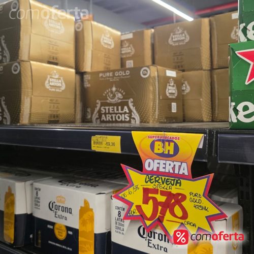 Cerveja Stella Artois Pure Gold 473ml Latão