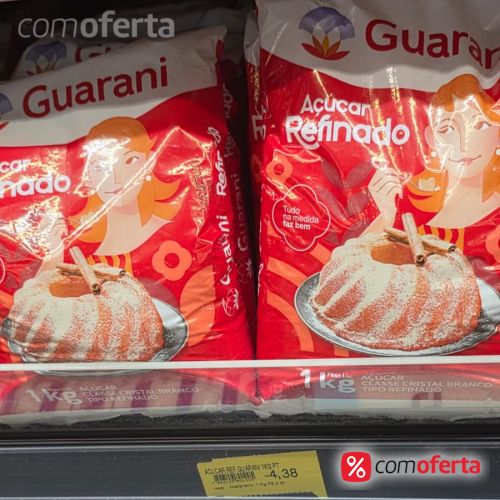 Açúcar Refinado Guarani 1kg