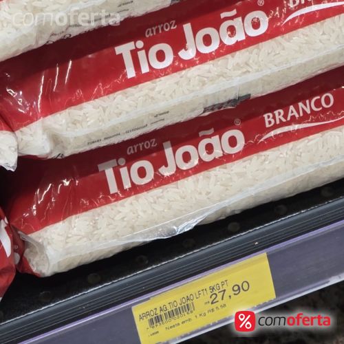Arroz Branco Tio João Tipo 1 - 5kg