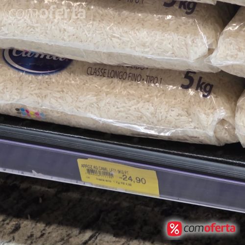 Arroz Branco Camil Tipo 1- 5kg