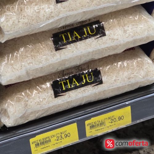 Arroz Branco Tia Jú Tipo 1 - 5kg