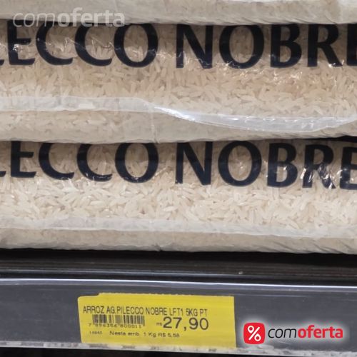 Arroz Branco Pilecco Nobre Tipo 1 - 5kg