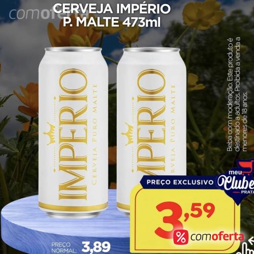 Cerveja Império Puro Malte 473ml - Latão
