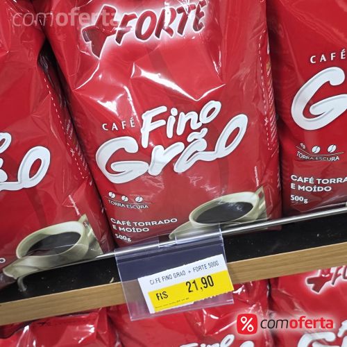 Café + Forte Fino Grão 500g