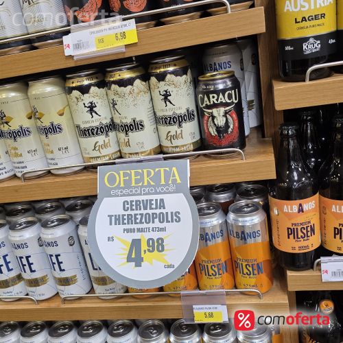 Cerveja Therezópolis Gold 473ml