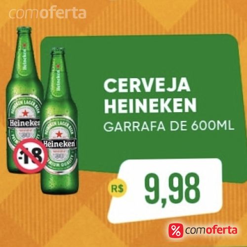 Cerveja Heineken 600ml Garrafa