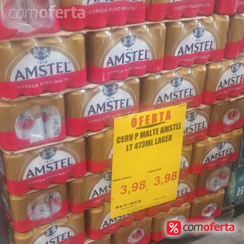 Cerveja Amstel Lager 473ml - Latão