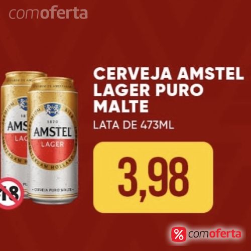 Cerveja Amstel Lager 473ml - Latão