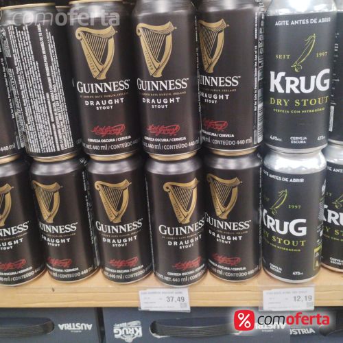Cerveja Guinness Draught 440ml Lata