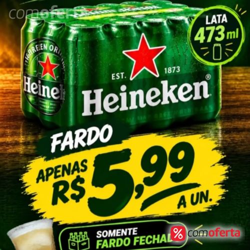 Cerveja Heineken 473ml - Latão