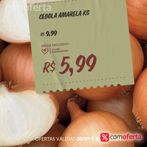 Cebola Branca - Amarela - kg