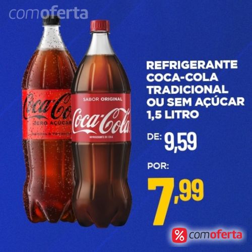 Refrigerante Coca Cola Pet 1,5L