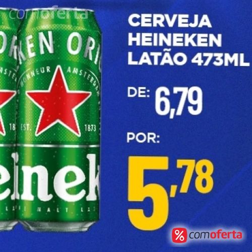 Cerveja Heineken 473ml - Latão