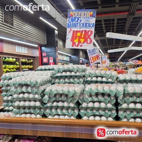 Ovos Brancos Pente 30 Unidades