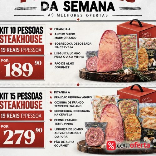Kit Churrasco (verificar a composição e quantidade)