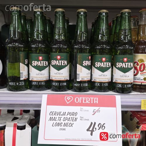Cerveja Spaten Puro Malte Munich 355ml - Long Neck