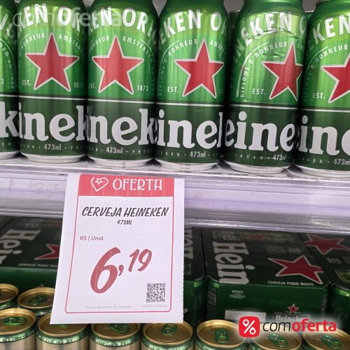Cerveja Heineken 473ml - Latão