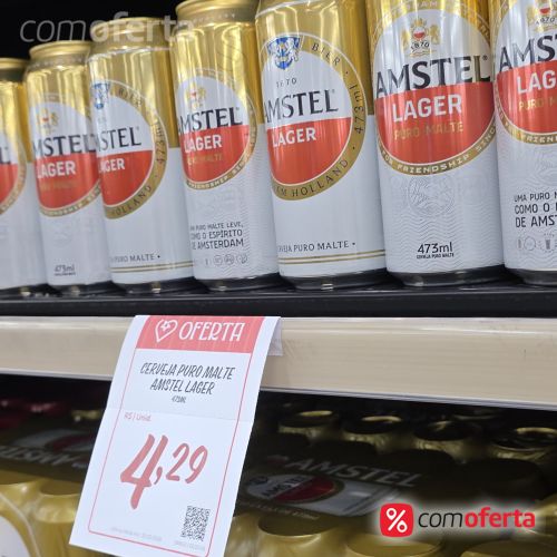 Cerveja Amstel Lager 473ml - Latão