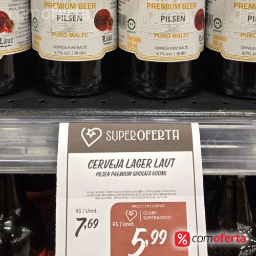 Cerveja Laut Pilsen 600ml