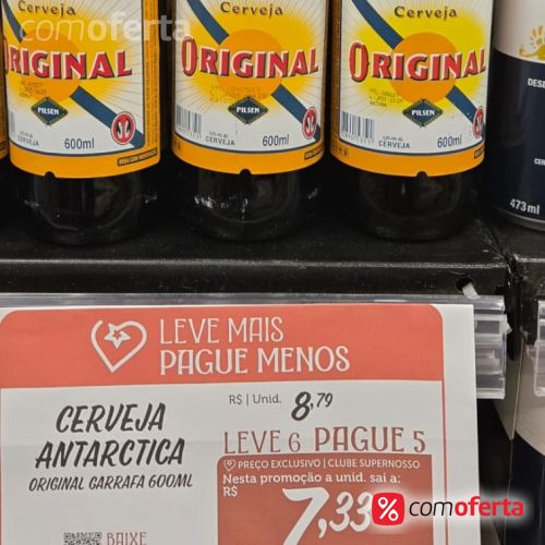 Cerveja Antarctica Original 600ml