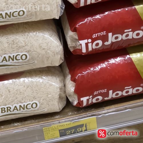 Arroz Branco Tio João Tipo 1 - 5kg