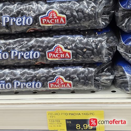 Feijão Preto Pachá 1kg