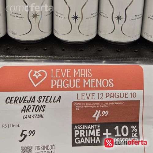 Cerveja Stella Artois 473ml - Latão