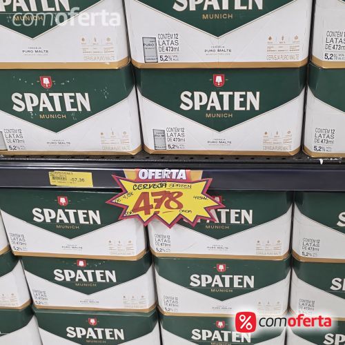 Cerveja Spaten Puro Malte Munich 473ml - Latão