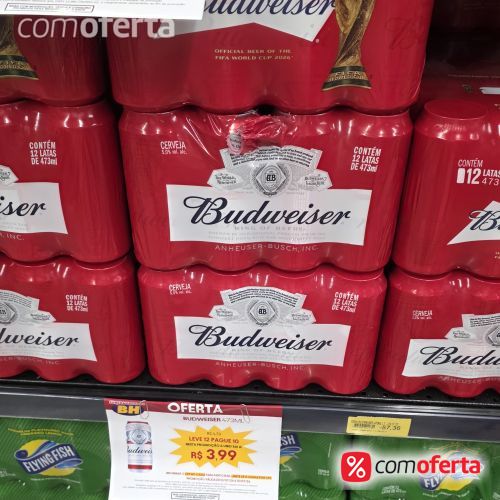Cerveja Budweiser 473ml - Latão