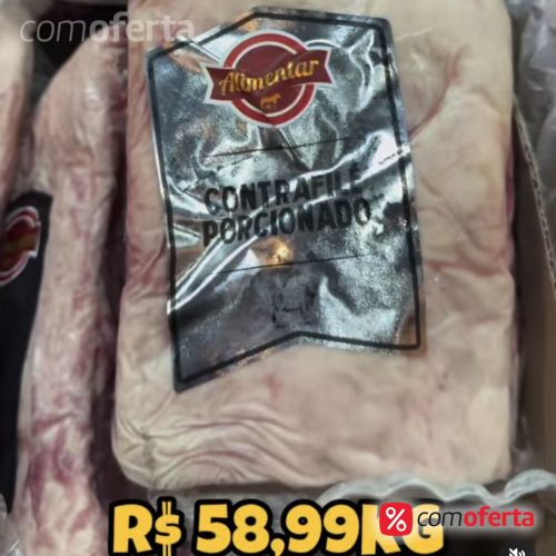 Contra Filé Bovino Porcionado - Kg