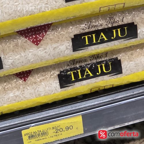 Arroz Branco Tia Jú Tipo 1 - 5kg