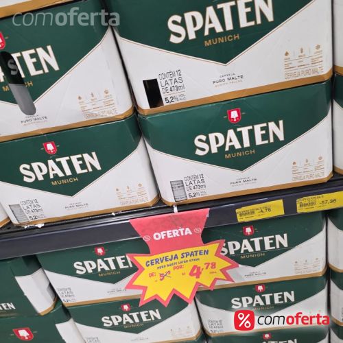 Cerveja Spaten Puro Malte Munich 473ml - Latão