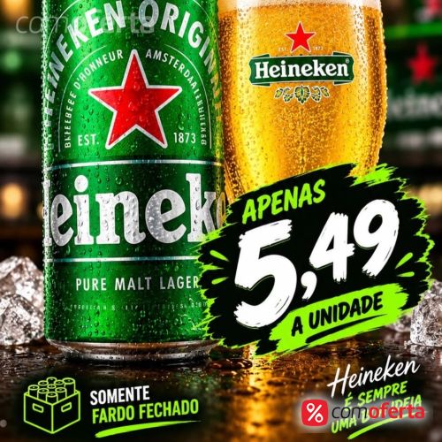 Cerveja Heineken 473ml - Latão