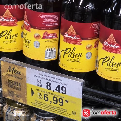 Cerveja Bruder Pilsen 600ml