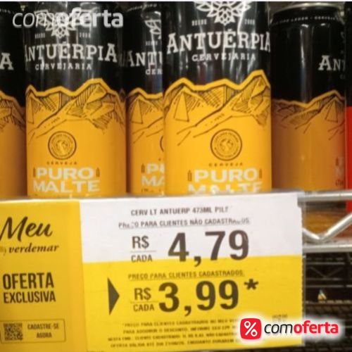 Cerveja Antuérpia Puro Malte 473ml Latão