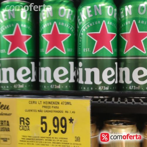 Cerveja Heineken 473ml - Latão