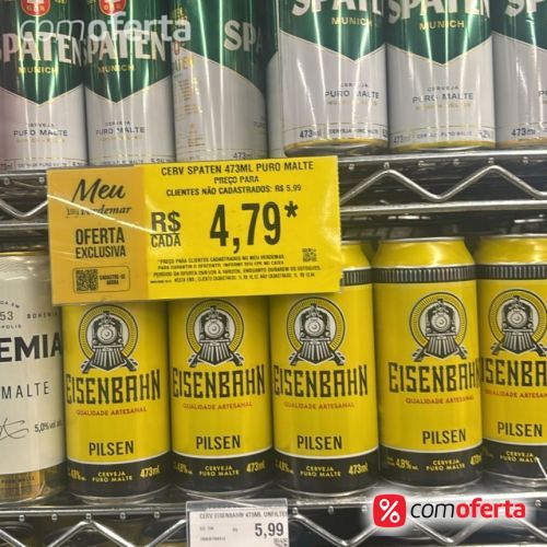 Cerveja Spaten Puro Malte Munich 473ml - Latão