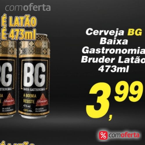 Cerveja Bruder Baixa Gastronomia 473ml - Latão