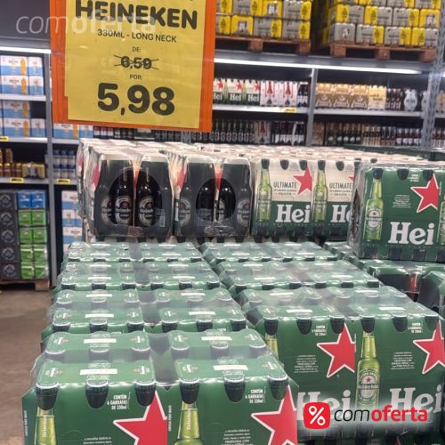 Cerveja Heineken 330ml Long Neck