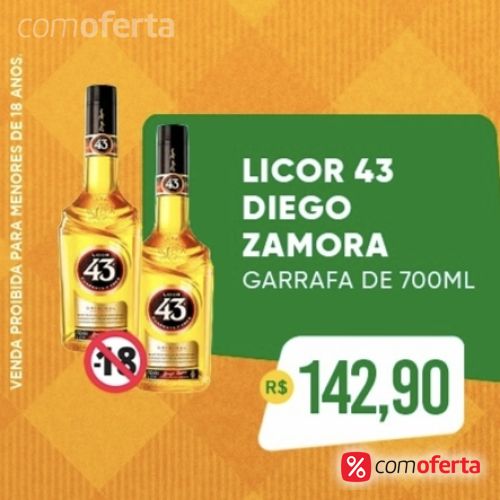 Licor 43 Diego Zamora -700ml