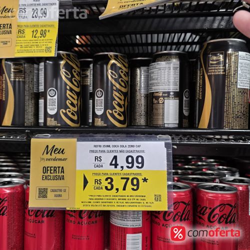 Refrigerante Coca Cola Triplo Zero 350ml lata