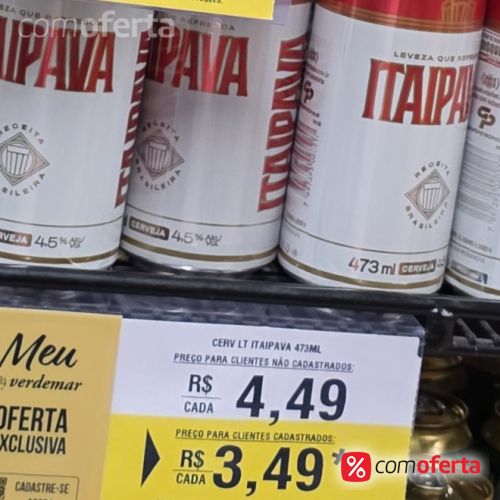 Cerveja Itaipava 473ml - Latão
