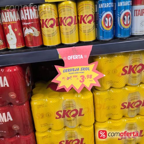 Cerveja Skol 473ml - Latão