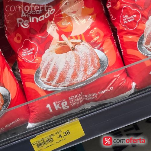 Açúcar Refinado Guarani 1kg