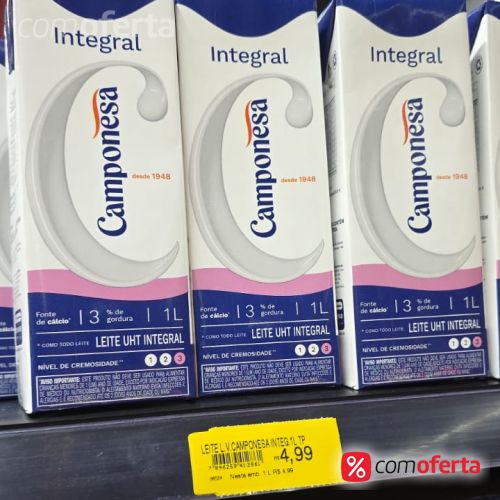 Leite Integral Camponesa 1 litro