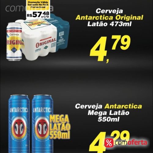 Cerveja Antarctica Original 473ml Latão