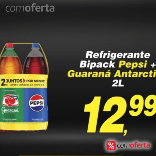 Refrigerante Antarctica Guaraná 2l + Pepsi 2L