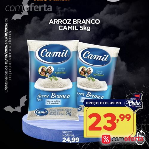 Arroz Branco Camil Tipo 1- 5kg