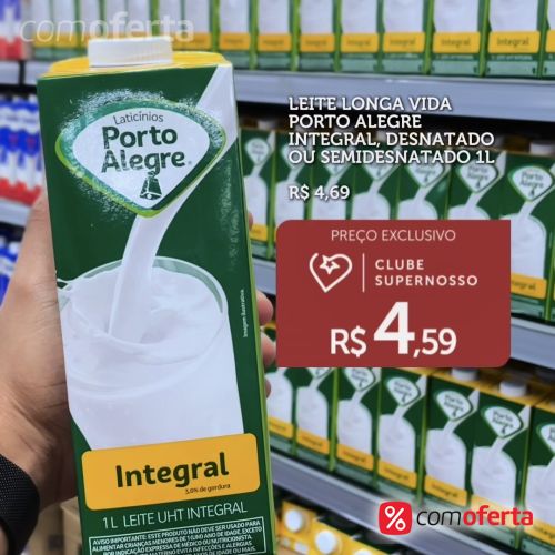 Leite Integral Porto Alegre 1 litro