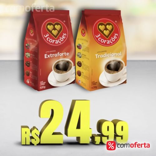 Café 3 Corações 500g